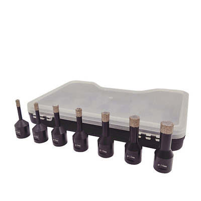 7pcs Marble M14 Hole Drill Bit Set vacuum brazing diamond tools for stone granite