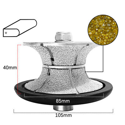 Diamond V type grinding wheel M14 for granite marble ceramic stone polish