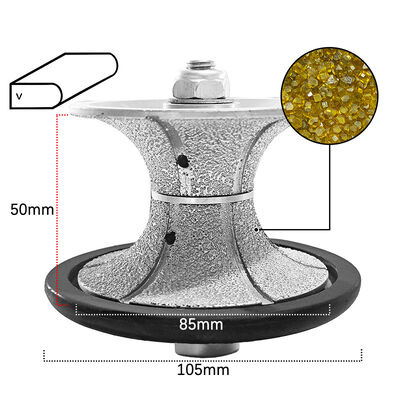 Diamond V type grinding wheel M14 for granite marble ceramic stone polish