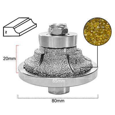M14 Diamond grinding wheel vacuum brazed tools for granite marble ceramic stone