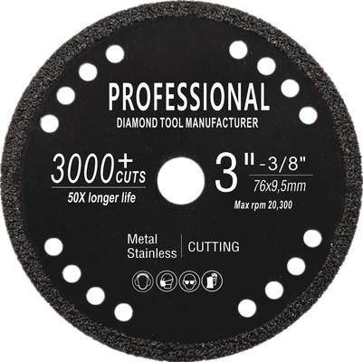 125mm Metal cutting multifunctional 5" saw blade disc for stainless steel diamond vacuum  brazed