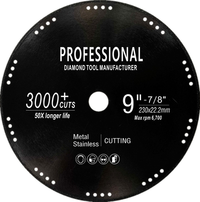 125mm Metal cutting multifunctional 5" saw blade disc for stainless steel diamond vacuum  brazed