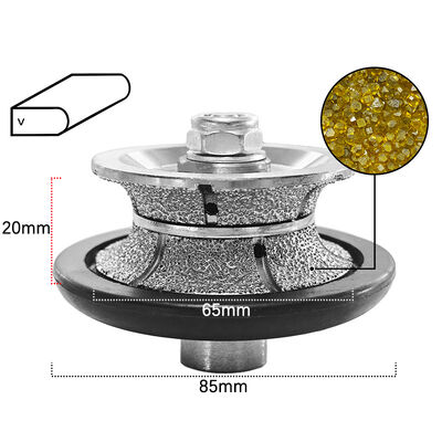 Diamond V type grinding wheel M14 for granite marble ceramic stone polish