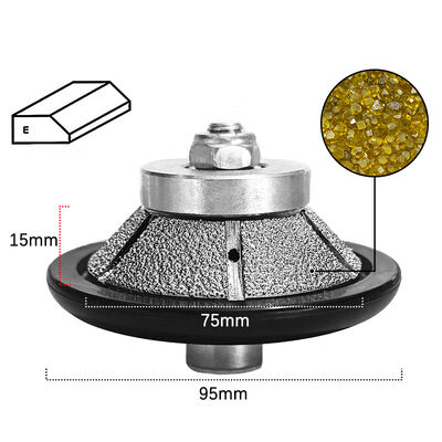 Stone grinding wheel diamond vacuum brazed tools for granite marble ceramic