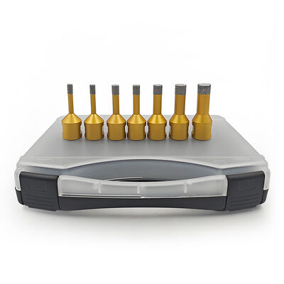 7pcs Marble M14 Hole Drill Bit Set vacuum brazing diamond tools for stone granite